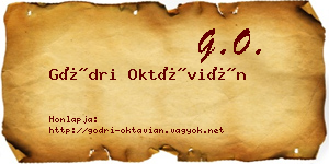 Gödri Oktávián névjegykártya